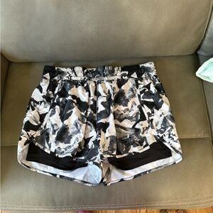 Avia Black and Gray Athletic Shorts with Urban Camouflage